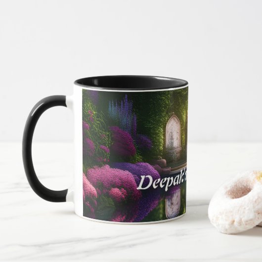 ディーパック朝のお茶 マグカップ (ドーナツ)