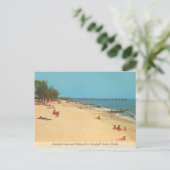 ディーフィールドビーチ、フロリダ州ヴィンテージビーチシーン ポストカード (スタンド正面)