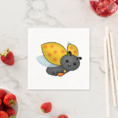 ディープアのディワリ・レディバグ スタンダードカクテルナプキン (インサイチュ)