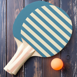 ディープアクアポロストライプとソリッド 卓球ラケット