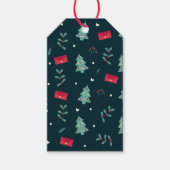 ディープグリーン クリスマスツリー 完璧 ギフトタグ (正面)