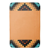 ディープサフラン ボールド パターン2 バスマット (正面縦)