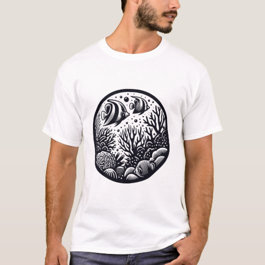 ディープシーフィッシング Tシャツ (正面)