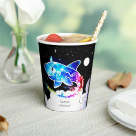 ディープシーマジカルシンプルルシャーク誕生日 紙コップ