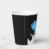 ディープシーマジカルシンプルルシャーク誕生日 紙コップ (右)