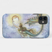 ディープシームーン マーメイド ファンタジーアート iPhone 5 カバー (裏面(横))