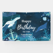 ディープシー誕生日アドベンチャーバナー 横断幕 (横)