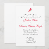 「ディープシー」ウェディング招待状 招待状 (正面/裏面)