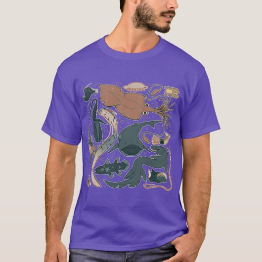ディープシー・クリーチャーズ V2 ヴィンテージ Tシャツ (正面)