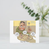 ディープディッシュピザ おかしな哲学 ポストカード (スタンド正面)