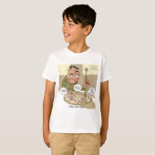 ディープディッシュピザ おかしな哲学 Tシャツ (正面フル)