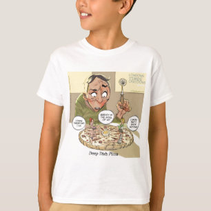 ディープディッシュピザ おかしな哲学 Tシャツ