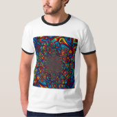 ディープディメンションフラクタルパターン Tシャツ (正面)