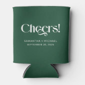 ディープパイン装飾セリフウェディング Cheers 缶クーラー (正面)