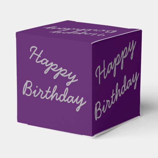 ディープパープルクラシックパーティーフェイスボセス フェイバーボックス (裏面サイド)