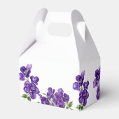 ディープパープルバイオレットの特別なギフトボックス フェイバーボックス (裏面サイド)