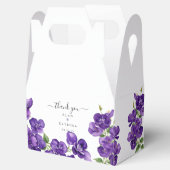 ディープパープルバイオレットの特別なギフトボックス フェイバーボックス (オープン)