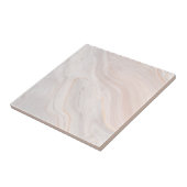 ディープピンク大理石仕上げ 装飾用 4.25" 角形 タイル (側面)