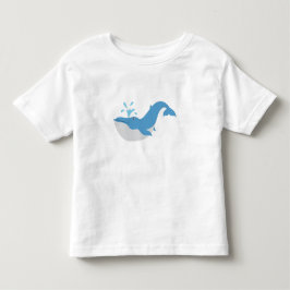 ディープブルーオーシャンホエール トドラーTシャツ
