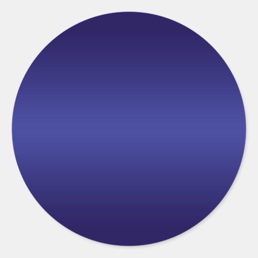 ディープブルーグラデーション無地 ラウンドシール (正面)