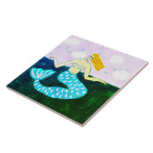 ディープブルーシー人魚の絵 タイル (側面)