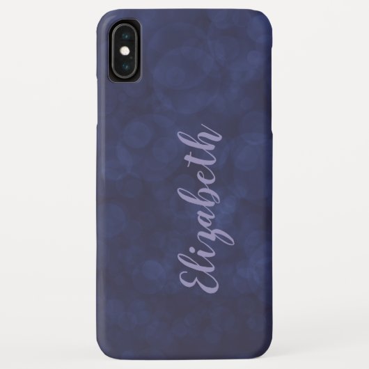 ディープブルーボケCase-Mate iPhone XS Maxケース Case-Mate iPhoneケース (裏面)
