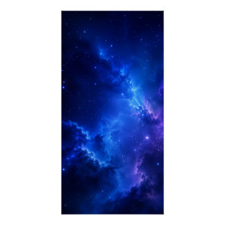 ディープブルー星雲銀河 ポスター