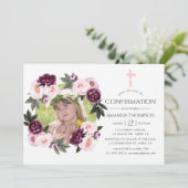 ディープベルベットとブッシュピンクの確認 招待状 (スタンド正面)