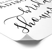 ディープレッドローズ フラワール ウェルカム ブライダルシャワー サイン (角)