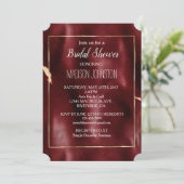 ディープレッド サウスウエストカウハイド 招待状 (スタンド正面)