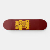 ディームラテン引用文を消すおもしろいカルペ スケートボード (横)