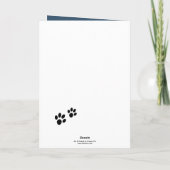 ディーリー恋しく思エンジェル猫の共感カード カード (裏面)