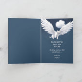 ディーリー恋しく思エンジェル猫の共感カード カード (内部)