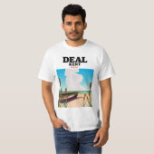 ディール・ケントの海岸旅行ポスター Tシャツ (正面フル)