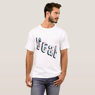 ディール、トランプのポーカーロゴ、メンズホワイトTシャツ Tシャツ
