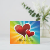 ディーレインボーハート ポストカード (スタンド正面)