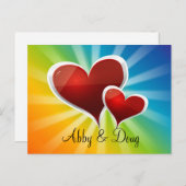 ディーレインボーハート ポストカード (正面/裏面)