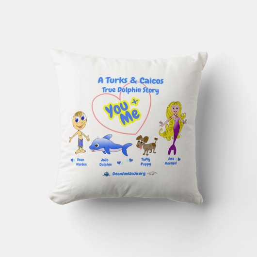 ディーンとジョジョ枕 クッション (正面)