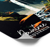 ディーンツリーオーストラリアアートヴィンテージトラベルイラストレーション ポスター (角)