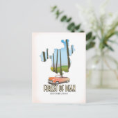 ディーン・グロスターシャーの森林の地図 ポストカード (スタンド正面)