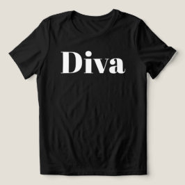 ディーヴァ オペラ歌手 ミュージシャン ミニマリスト 音楽 テーマ トライブレンドＴシャツ