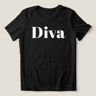 ディーヴァ オペラ歌手 ミュージシャン ミニマリスト 音楽 テーマ トライブレンドＴシャツ