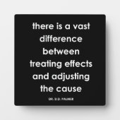 ディー・ディーパーマーカイロプラクティック引用文系プラーク フォトプラーク (正面)