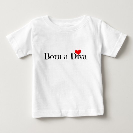 ディ生まれバボディスーツ ベビーTシャツ (正面)