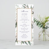 ディ結婚ナーメニュー緑葉金ゴールド枠 プログラム (スタンド正面)