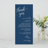 ディ結婚ナー,場所設定サンキューカード プログラム (スタンド正面)