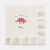 ディ色彩の鮮やかノバースデーパーティー 縁ありランチョンナプキン (正面)