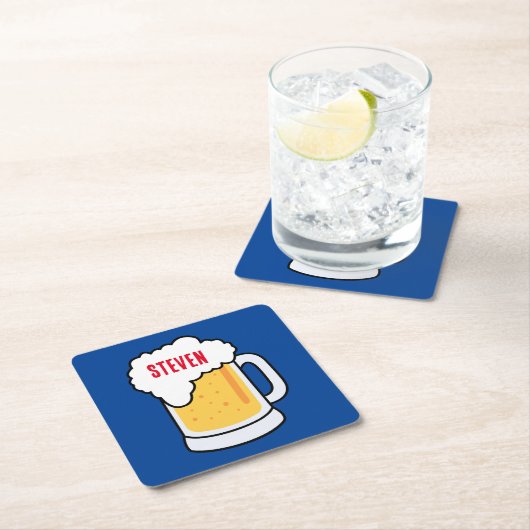 ディ！紙コースタービールスクエアカスタム スクエアペーパーコースター (インサイチュ)