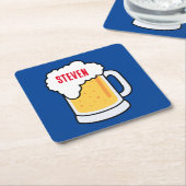 ディ！紙コースタービールスクエアカスタム スクエアペーパーコースター (アングル)