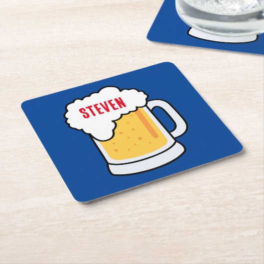 ディ！紙コースタービールスクエアカスタム スクエアペーパーコースター (アングル)